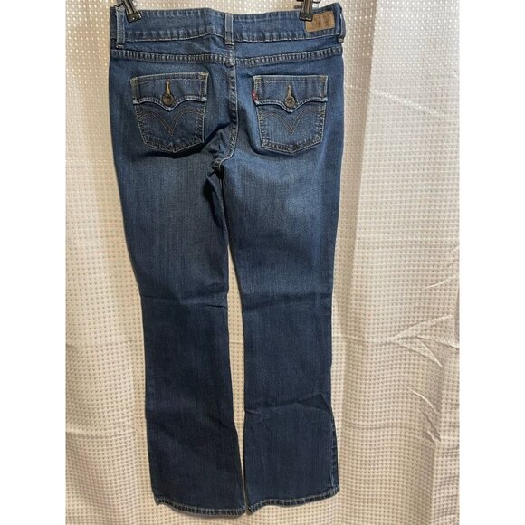 Levi's jeans womens 6 526 Slender bootcut stretch 27 x 30 blue - Picture 3 of 13